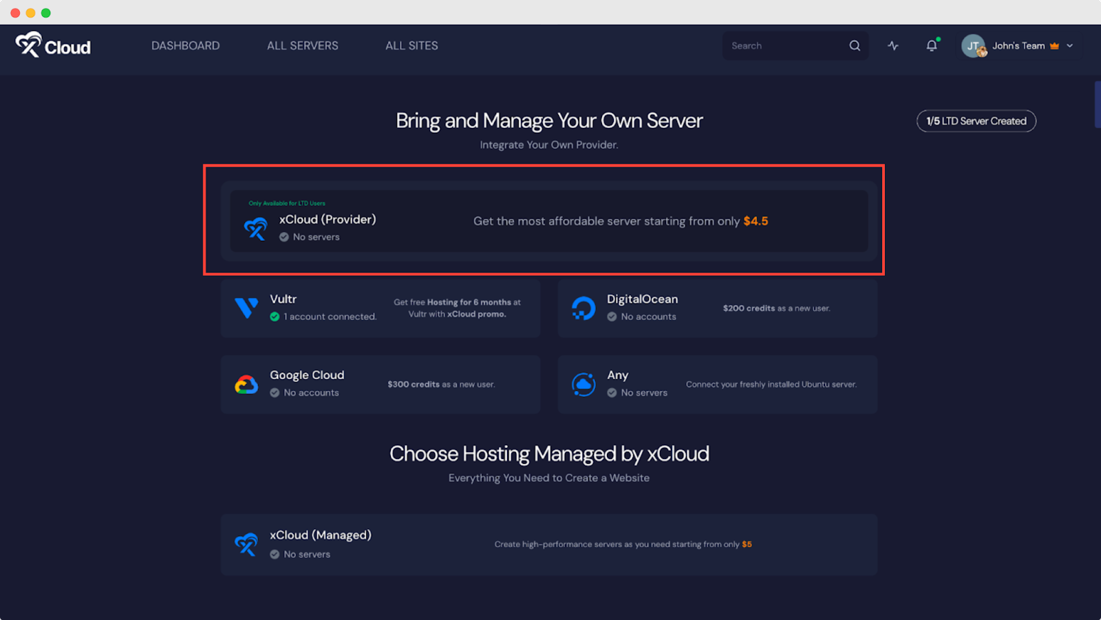 xCloud Provider