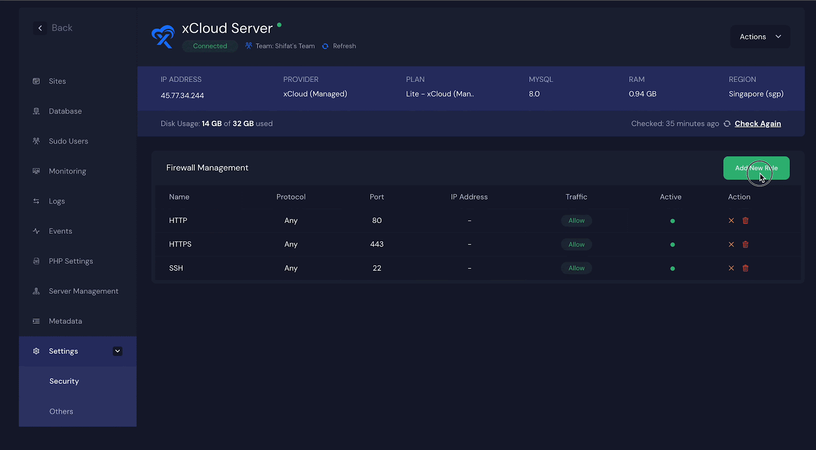 Firewall Management
