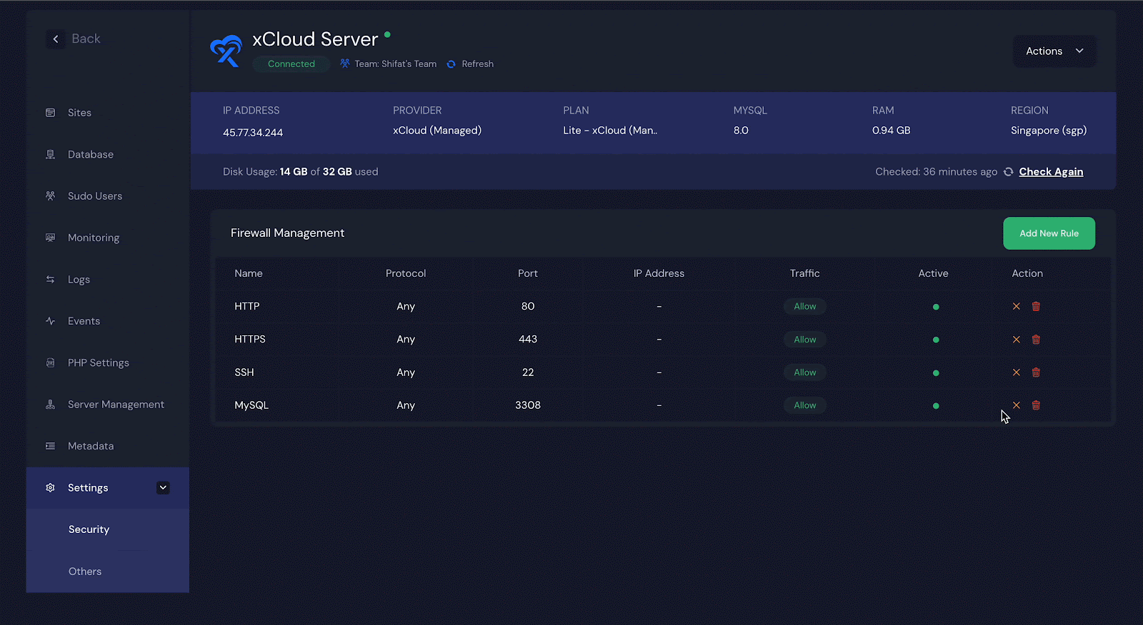 Firewall Management