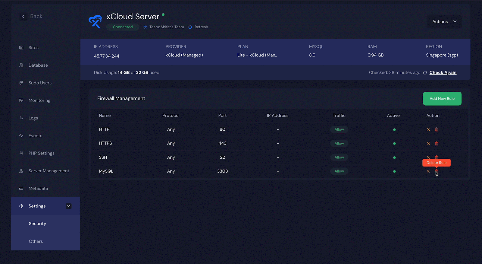Firewall Management
