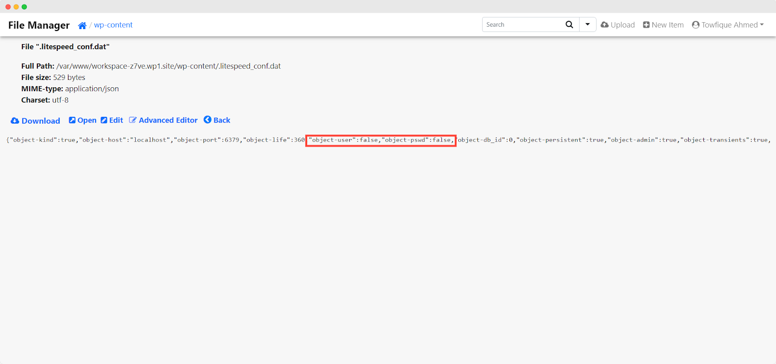 Redis Credentials