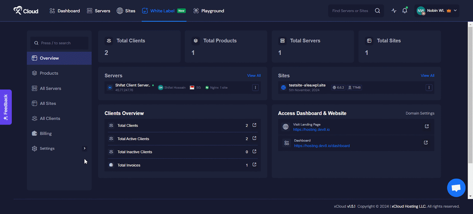Customize Reseller Landing Page in xCloud